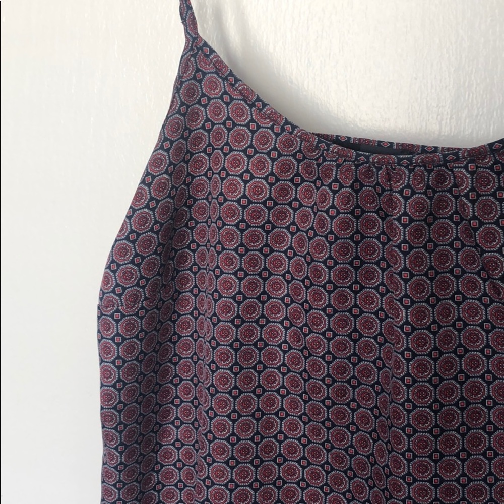 Limited Patterned Strappy Patterned Blouse - Picture 2 of 3